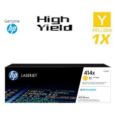 Hewlett Packard HP414X W2022X High Yield Yellow Laser Toner Cartridges Premium Compatible
