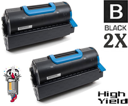 2 Pack Okidata 45460509 High Yield Black Laser Toner Cartridge