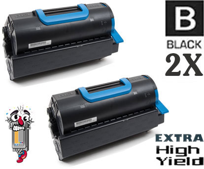 2 Pack Okidata 45460510 Extra High Yield Black Laser Toner Cartridge