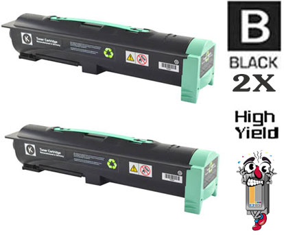 2 Pack Lexmark W84020H High Yield Toner Cartridges