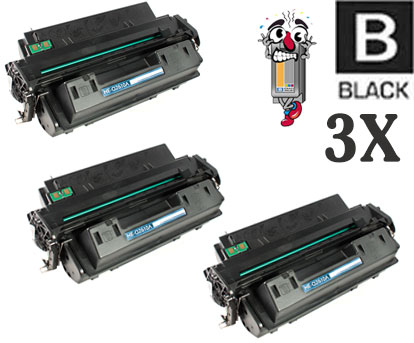 3 Pack Hewlett Packard Q2610A HP10A Laser Toner Cartridges