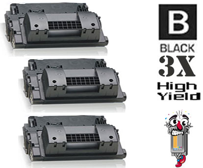 3 Pack Hewlett Packard CF281X HP81X High Yield Laser Toner Cartridges