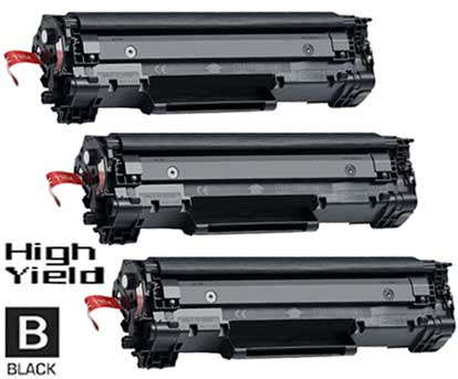 3 Pack Hewlett Packard CE278X High Yield Laser Toner Cartridge