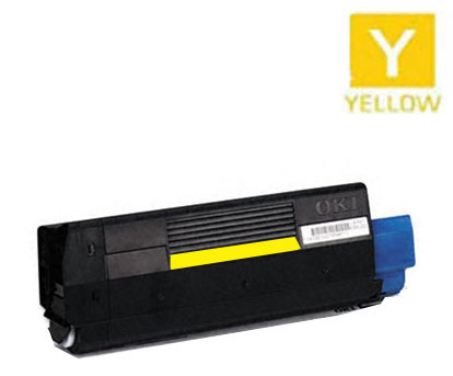 Okidata 43034801 Type C6 Yellow Laser Toner Cartridge