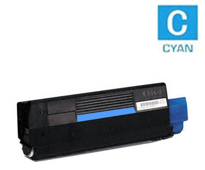 Okidata 43034803 Type C6 Cyan Laser Toner Cartridge