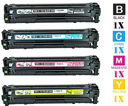 4 Pack Hewlett Packard CF380A Laser Toner Cartridges