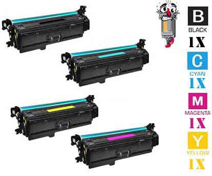 4 Pack Hewlett Packard HP201A Laser Toner Cartridges