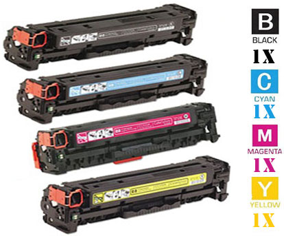 4 Pack Hewlett Packard HP304A Laser Toner Cartridges