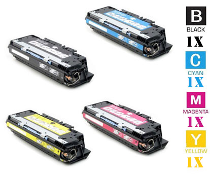 4 Pack Hewlett Packard HP308A Laser Toner Cartridges