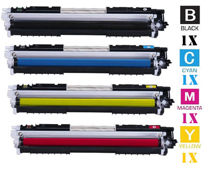 4 Pack Hewlett Packard HP130A Laser Toner Cartridges