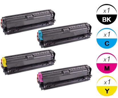 4 Pack Hewlett Packard HP650A Laser Toner Cartridges