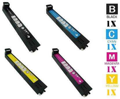 4 Pack Hewlett Packard HP823A HP824A Color Laser Toner Cartridges