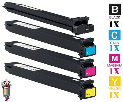 4 Pack Konica Minolta TN613 Laser Toner Cartridges