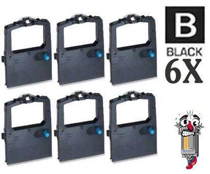 Okidata 52102001 Black Printer Ribbon 6-pack