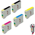 5 Pack Epson T220XL High Yield Ink Cartridges