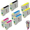 8 Pack Epson T220XL High Yield Ink Cartridges