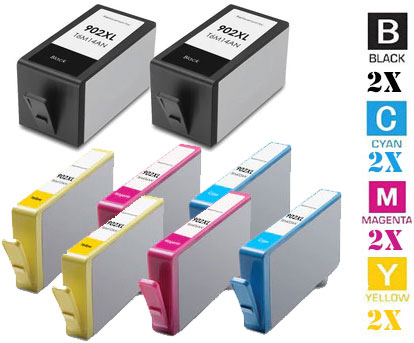 10 Pack Hewlett Packard HP902XL High Yield Ink Cartridges