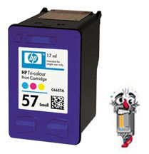 Hewlett Packard C6657AN HP57 Tri-Color Inkjet Cartridge