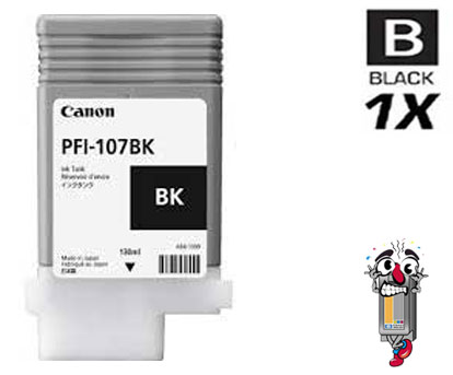 Canon 6705B001AA PFI107BK Black Laser Toner Cartridge