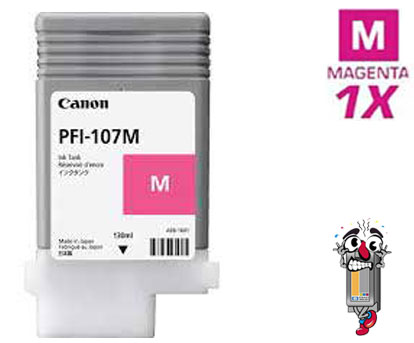 Canon 6707B001AA PFI107M Magenta Laser Toner Cartridge