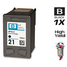 Hewlett Packard C9351AN HP21 Black Cartridge