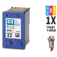 Hewlett Packard C9352AN HP22 Tri-Color Inkjet Cartridge