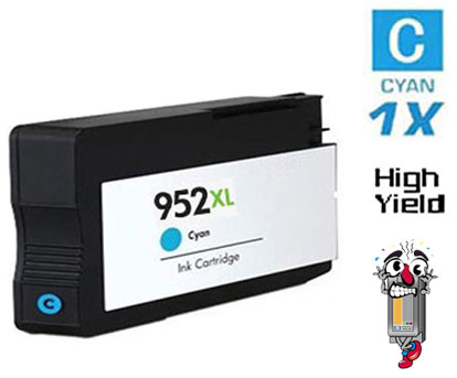 Hewlett Packard L0S61AN HP952XL High Yield Cyan Inkjet Cartridge