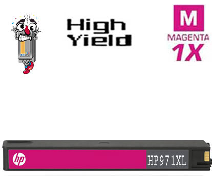 Hewlett Packard CN627AM HP971XL High Yield Magenta Inkjet Cartridge