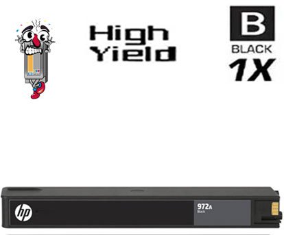 Hewlett Packard HP972X F6T84AN High Yield Black Ink Cartridge