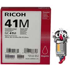 Ricoh GC41M 405763 Magenta Ink Cartridge