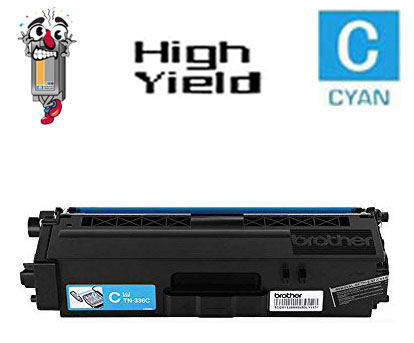 Brother TN336C High Yield Cyan Laser Toner Cartridge