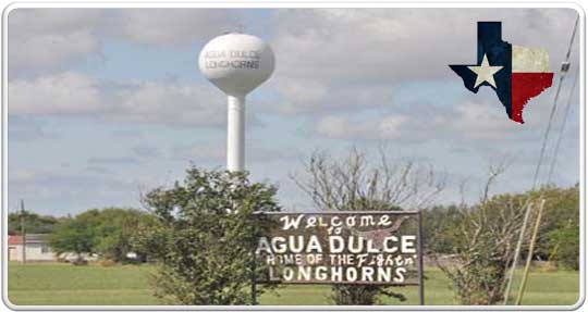 Agua Dulce city logo banner