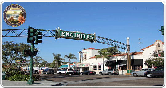 Encinitas city logo banner