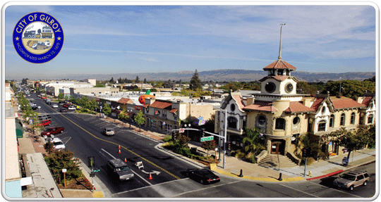 Gilroy city logo banner