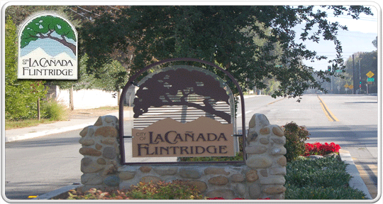 La Canada Flintridge city logo banner