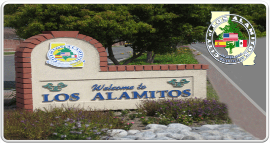 Los Alamitos city logo banner