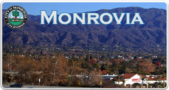 Monrovia city logo banner