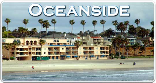 Oceanside 92049 92051 92052 92054 92056 92057 92058 city logo banner