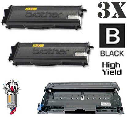 3 Piece Bulk Set Premium Compatible Brother TN360 Laser Toner Cartridges