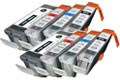 <p>Canon Combo Pack</p>8-Piece Bulk Set Remanufactured Canon PGI5 <b>(CLI8)</b> Ink Cartridges